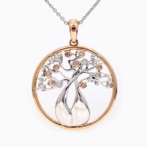 Tree of Life Argyle Pink Diamond Boab Necklace
