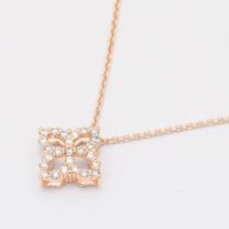Ulysses white diamond necklace
