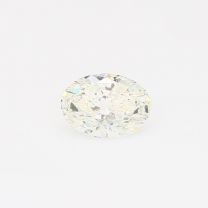 0.91 Carat oval cut GIA Certified white diamond