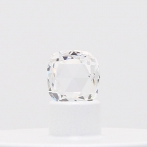 0.62 Carat rose cut cushion cut white diamond