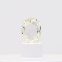 0.55 Carat rose cut cushion cut white diamond