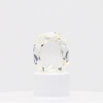 0.80 Carat rose cut cushion cut white diamond