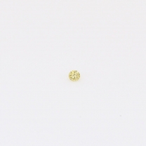 0.01 Carat round-cut fancy green diamond