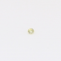 0.02 Carat round-cut fancy yellow diamond