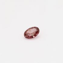 0.22 Carat oval cut fancy deep pink diamond