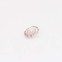 0.25 Carat oval cut fancy light pink diamond