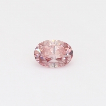 0.59 Carat oval cut GIA certified fancy intense Argyle pink diamond