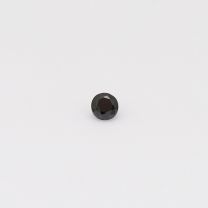 0.05 Carat round cut black diamond