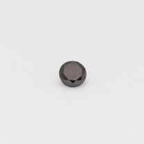 0.14 Carat round cut black diamond