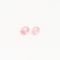 0.11 Total carat pair of oval cut 6P/PR Argyle pink diamonds