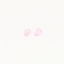 0.07 Total carat pair of pear cut 7PP Argyle pink diamonds