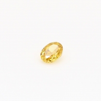 0.24 Carat oval cut yellow diamond
