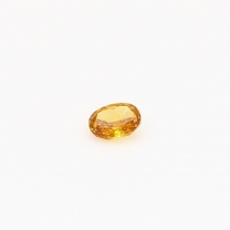 0.15 Carat oval cut orange diamond