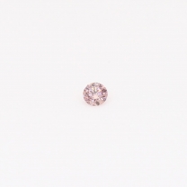 0.035 Carat round-cut FP Argyle pink diamond