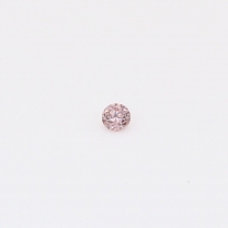 0.04 Carat round-cut FP Argyle pink diamond