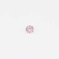 0.045 Carat round-cut FP Argyle pink diamond
