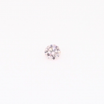 0.07ct round cut FP Argyle pink diamond