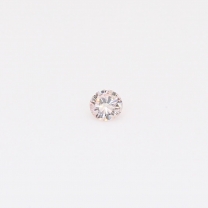 0.065 carat round-cut FLP/PR Argyle pink diamond