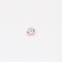 0.055 Carat round-cut FP Argyle pink diamond