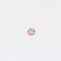 0.04 Carat round-cut FPP Argyle pink diamond