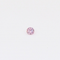 0.045 Carat round-cut FPP Argyle pink diamond