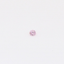 0.02 Carat round-cut FLP Argyle pink diamond