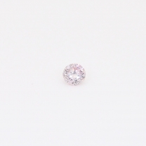 0.07 Carat round-cut FLP Argyle pink diamond