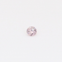 0.075 carat round-cut FLP Argyle pink diamond