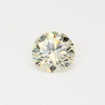 1.31 Carat round-cut GIA certified O-P white diamond