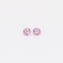 0.08 Total carat pair of FPP Argyle pink diamonds