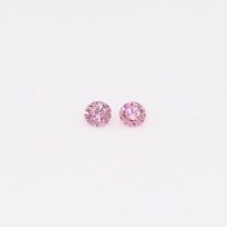 0.06 Total carat pair of FIPP Argyle pink diamonds