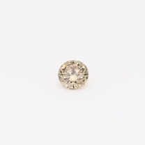 0.20 Carat round-cut champagne diamond