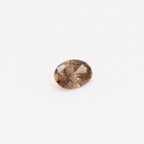 0.24 Carat oval-cut champagne diamond