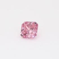 0.66 Carat radiant-cut GIA certified 4P Argyle certified pink diamond