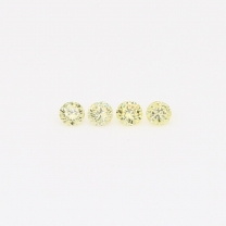 0.12 Total carat parcel of round-cut fancy yellow diamonds