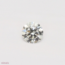 0.40 Carat round cut GIA certified white diamond