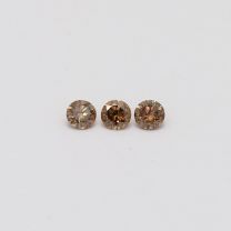 0.15 Total Carat Trio of Champagne Diamonds