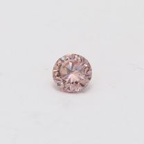 0.28 Carat Brilliant Round Cut PC2 Certified Argyle Pink Diamond