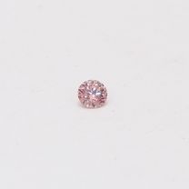 0.07 Carat round cut FIP Argyle pink diamond