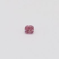 0.09 Carat Cushion Cut GIA Certified Fancy Deep Purplish Pink Diamond
