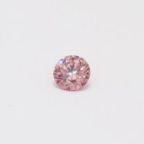 0.30 Carat round cut 4PR certified Argyle pink diamond
