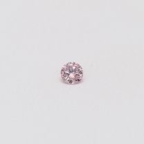 0.08 Carat Round Cut 6-7P/PP Argyle Pink Diamond