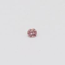 0.06 Carat Round Cut 5P Argyle Pink Diamond