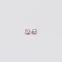 0.04 Total carat pair of 6-7P/PP Argyle pink diamonds