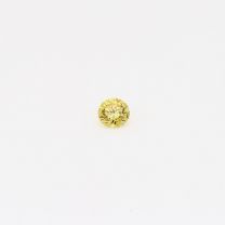 0.05 Carat round cut yellow diamond