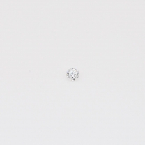 0.015 Carat round-cut FGH white diamond