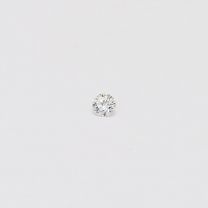 0.03 Carat round cut white diamond