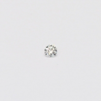 0.04 Carat round cut white diamond