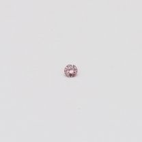 0.015 Carat round cut 6P/PP Argyle pink diamond