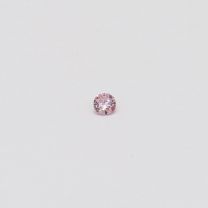 0.03 Carat round cut FPP Argyle pink diamond